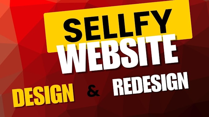 sellfy website development website design and redesign