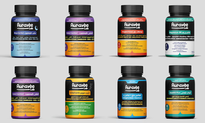 design premium product packaging and consistent product line variations
