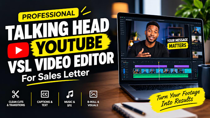 edit your talking head youtube  vsl video editor for sales letter vsl