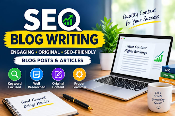 write engaging SEO blog posts and articles
