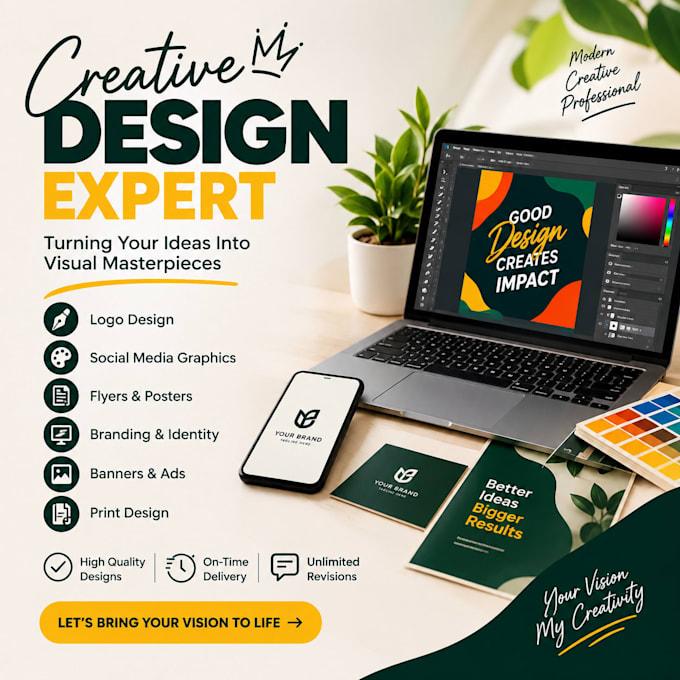 be your creative director for visual strategy, content, design and brand