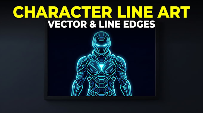 Creating Stylized Characters Vector Create custom character line art design and vector edge patterns by ...