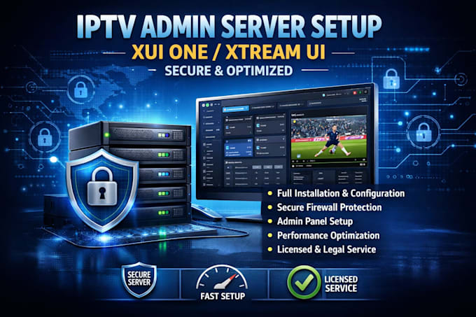 setup latest iptv server xtream ui xui one, restream service, api, ssl, epg con