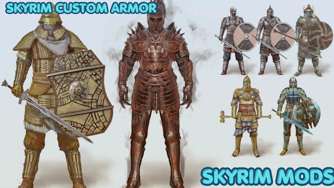 create custom skyrim, fallout 4 and bg3 mods, armor, weapons and 3d models