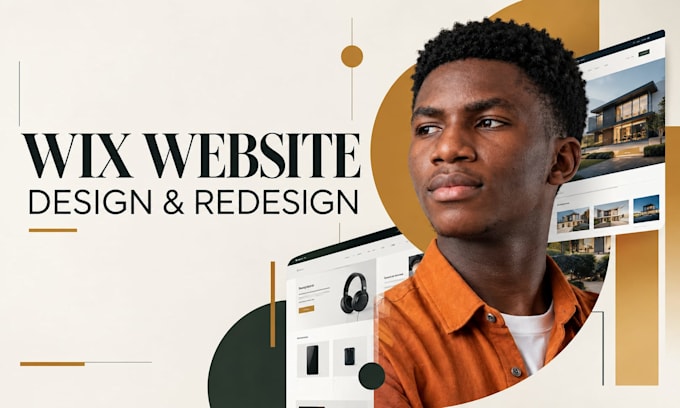 design a wix real estate website, ecommerce store or wix studio site