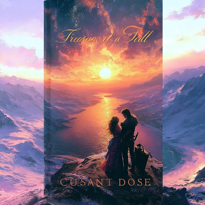 make romantic book cover design