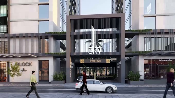 create a realistic 3d architectural walkthrough video animation