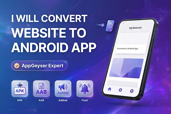 create android app using appgeyser platform