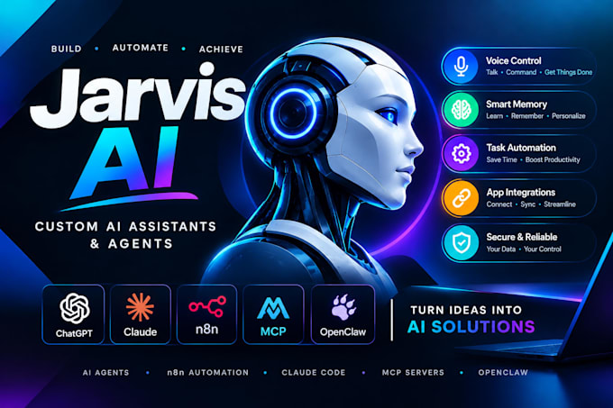 develop jarvis ai, ai agent assistant n8n automation shopify mcp claude code