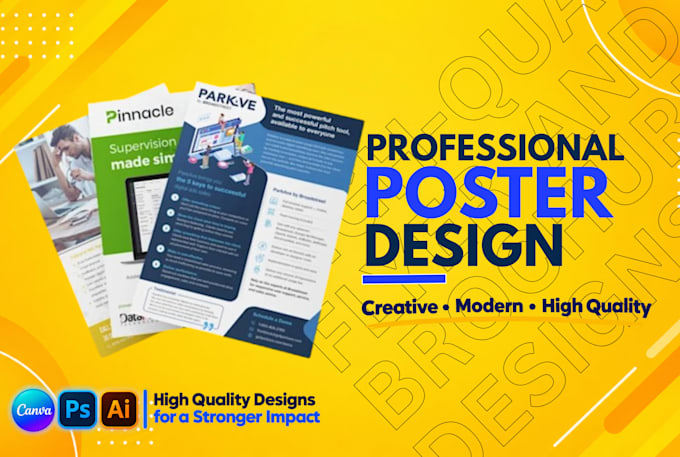 create custom poster designs for your business or event