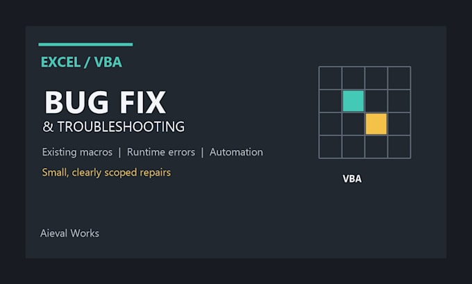 fix excel vba macros and troubleshoot existing automation