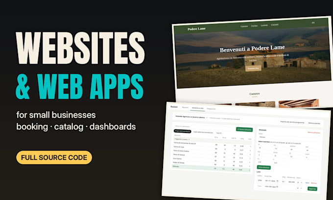 build a website or web app for your small business