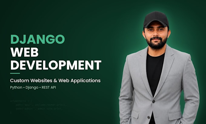 develop a custom django web app or website