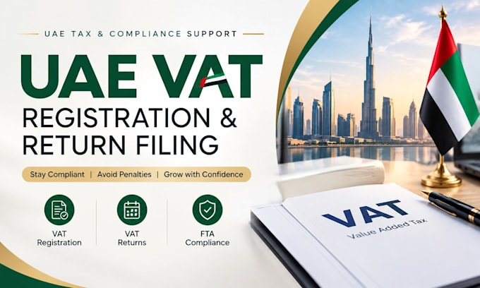 solve uae vat issues with registration, vat return filing and fta compliance