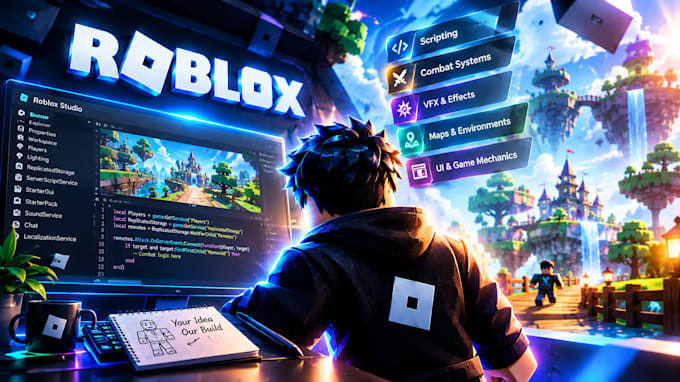 develop roblox combat system, vfx, abilities, game mechanics, lua scripting
