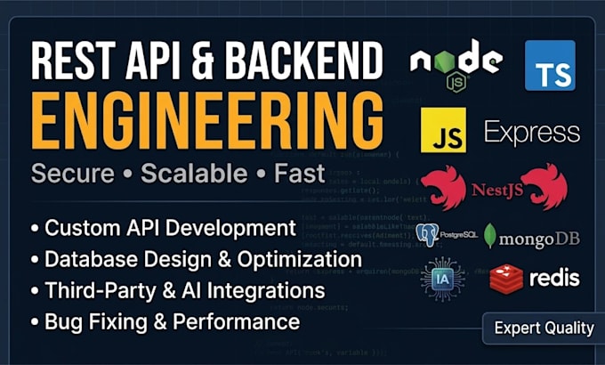 build scalable backend apis and web services