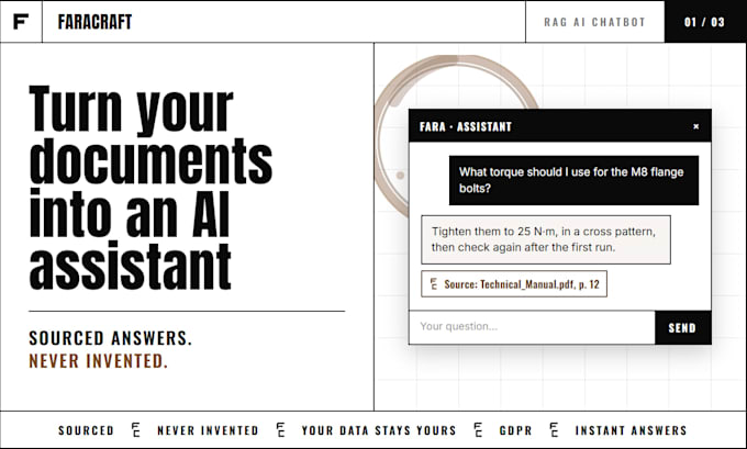 build a custom ai chatbot for your business documents