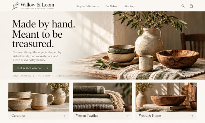 design and develop an elegant website for your business