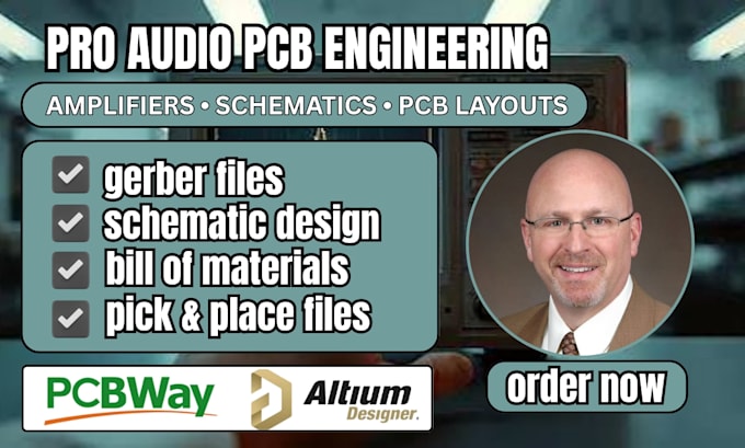 l design audio pcbs, amplifier circuits, schematics and pcb layouts