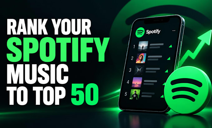 chart your spotify music to top 50 spotify chart using organic engagement