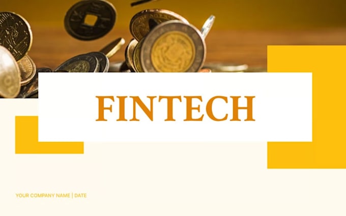 create fintech pitch deck banking payment crypto defi financial service deck
