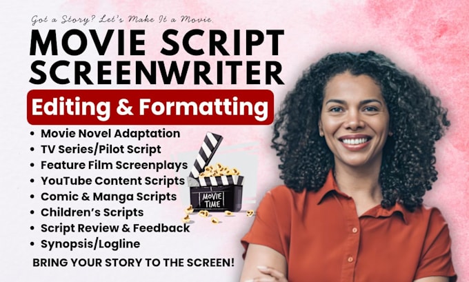 movie script writing, short film script screenplay script editing screenwriting