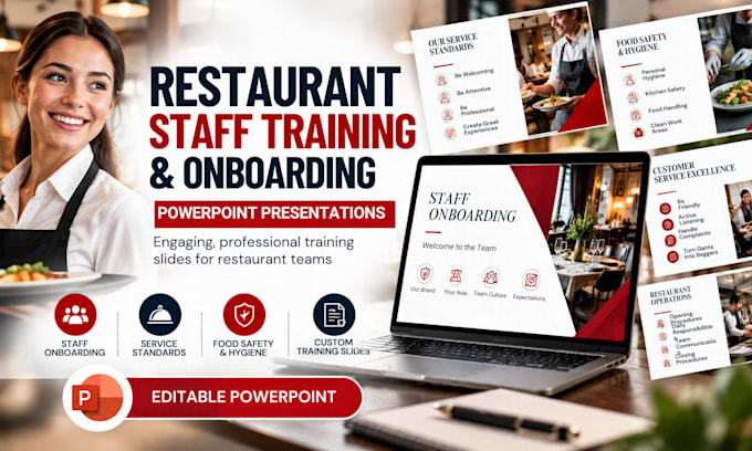 design restaurant staff training and onboarding powerpoint
