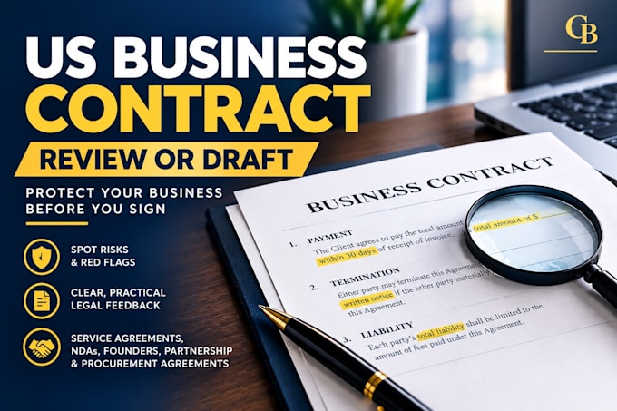 review or draft your US business contract