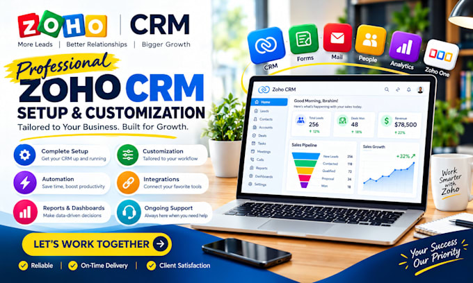 data entry and data import on zoho CRM, zoho books and inventory