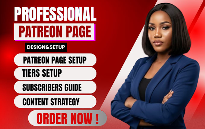 do a professional patreon page setup and setup your patreon page