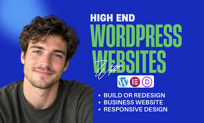 build wordpress business web design or redesign elementor wordpress development