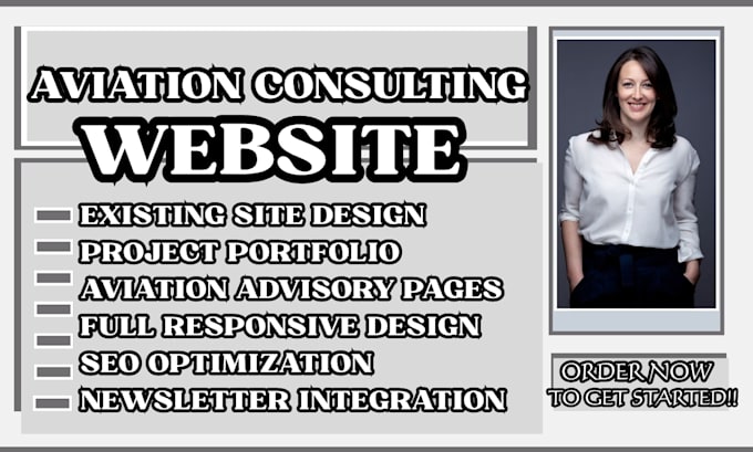 design a aviation consulting website, and aerospace consulting wordpress website