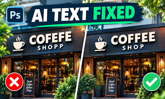 fix garbled text and errors in your ai generated images