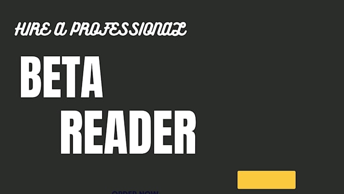 beta read your book