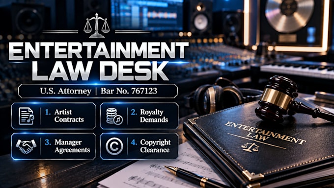 draft a music manager, booking agent or band crew contract