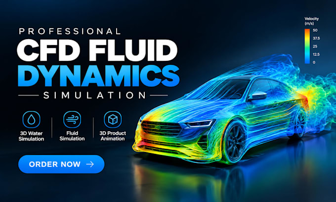 provide cfd fluid dynamics simulation of your design