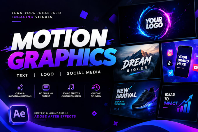 create engaging motion graphics