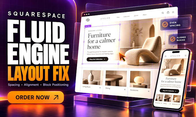 fix squarespace fluid engine spacing and alignment issues