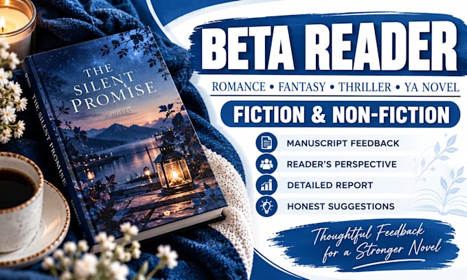 beta read romance, fantasy, thriller, ya novel, beta reader