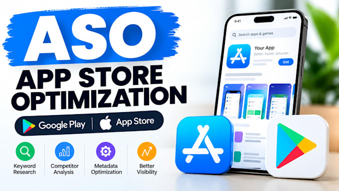 optimize your app aso for google play and ios app store