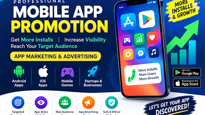 mobile app promotion to increase app install, app marketing
