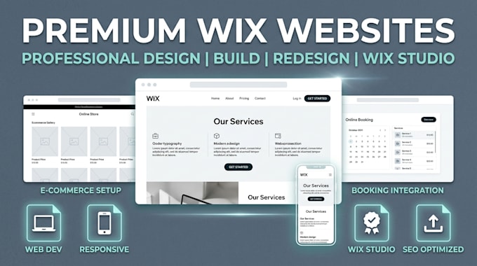 design wix website or do a professional wix website redesign