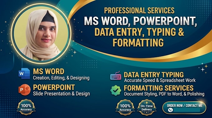 do ms word excel powerpoint data entry typing and formatting