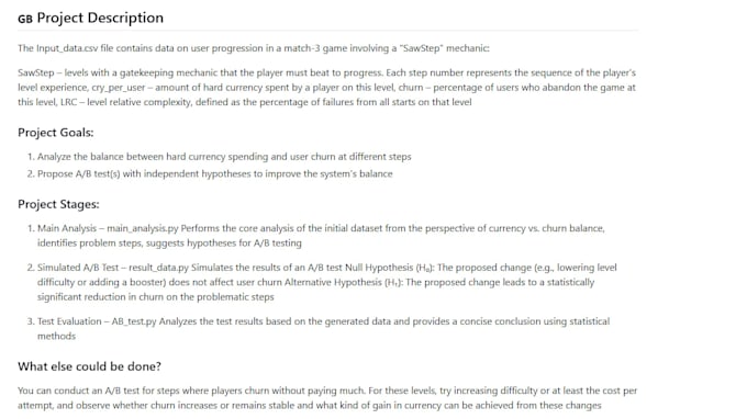 analyze your ab test and provide statistical insights