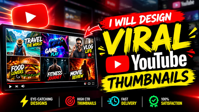 design viral youtube thumbnails