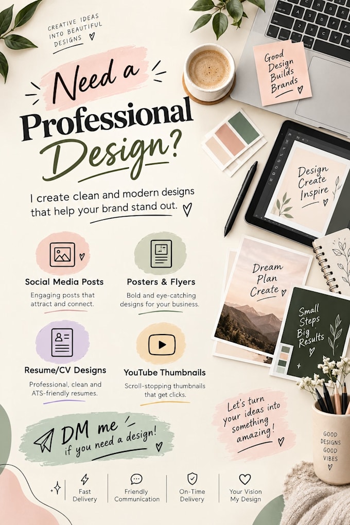 design professional graphics for your business