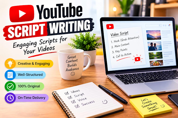 lwill write engaging hindi youtube video scripts