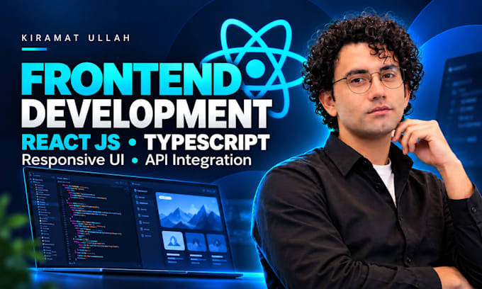 build responsive react js frontend and integrate your rest api