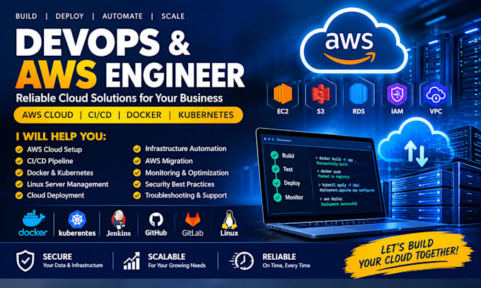 be your devops engineer and manage AWS cloud infrastructure