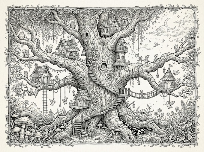 illustrate anything for you using line art